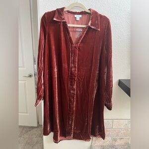 Sundance velvet shift dress